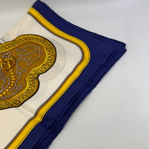 Vintage Hermes "Grand Apparat" Silk Scarf 90, designed by Jacques Eider in 1962 - Picture 6 of 10